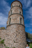 <center>Le château de Grimaud </center>Une des tours sud.