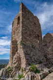 <center>Le château de Grimaud </center>Le donjon.