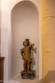 <center>Collégiale de Six-Fours</center>La chapelle du Rosaire. Saint Sébastien . Statue d’art populaire du XVIIe