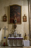 <center>Correns.</center> L'église Notre Dame. La Vierge qui intercède pour les âmes du purgatoire.