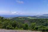 <center>Le golfe de Cavalaire.</center>Les îles du Levant et de Port-Cros, le cap Cavalaire, Cavalaire.