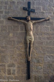 <center>Abbaye de La Celle.</center>L'église sainte Marie. Christ d'origine catalane du XIVe siècle en bois polychrome à la sculpture d'un très grand réalisme.