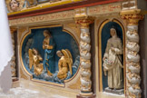 <center>La chapelle Sainte Roseline.</center>L'Eucharistie et sainte Roseline.