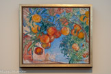 <center>La Banque, musée des Cultures et du Paysage. </center>Emmanuel-Charles Bénézit.
(Parts. 1887 - Hyères. 1975).
Oranges au soleil.
1921.
Huile sur toile.