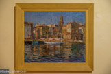 <center>Jules Ribeaucourt (1866-1932)</center>Port de Saint-Tropez, 1908
Huile sur toile.
Fonds du Museon Tropelen