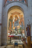 <center>Eglise saint Nazaire.</center>Chapelle de la Vierge. Le Christ dans les bras de sa Mère, Jean-Baptiste et Joseph.