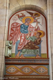 <center>Eglise saint Nazaire.</center>Le sacrifice d’Isaac, avec l'ange qui empoigne et arrête la main d'Abraham.
