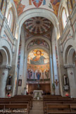 <center>Eglise saint Nazaire.</center>Dans la voûte, les douze apôtres autour de la sainte Trinité.