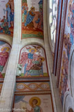 <center>Eglise saint Nazaire.</center>Le sacrifice d’Isaac. En dessous, Moïse et le buisson ardent.