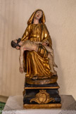 <center>Notre Dame de Consolation</center>Piéta en bois dorée.