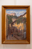 <center>Centre d’art Sébastien</center>Félix Perge,
Rue Paradis à Hyères, XIXe
Huile sur toile
46 x 33 cm
Collection Musée des Cultures et
du Paysage, la Banque, Hyères