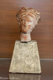 <center>Musée de Tauroetum</center>Tête de personnage féminin III - I siècle av.J.C.