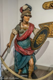 <center></center><center> Le musée de la Marine</center> Bellone, déesse romaine de la guerre. Vers 1815. Ronde bosse en bois polychrome.