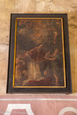 <center>Cathédrale Notre-Dame-de-la-Seds </center>Toile au-dessus de la petite porte.