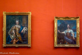 <center>Musée Comtadin-Duplessis</center>Anonymes. Portrait de femme avec Cupidon et portrait de femme en Diane.