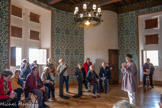 <center>Salon François Ier</center>Marie Fontaine nomme le salon « François Ier », dans une tour du XIIIe siècle, en mémoire du passage du roi de France au château de Grignan en 1533.