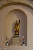 <center>L'église Saint-Trophime-Saint-André</center>Statue-reliquaire de Saint André, en bois taillé, doré, peint (polychrome), avec apprêt.
