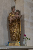 <center>Ermitage de Saint-Gens.</center> Statue de Notre Dame de l'Ermitage, offerte à Prébayon par Louis XIII, avant qu'elle n'arrive à Saint-Gens.