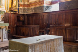 <center>Brantes</center>Église paroissiale Saint Sidoine. Les stalles.